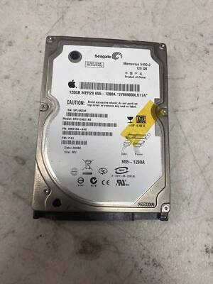 Apple Seagate 120Gb 2.5" Laptop Hard Drive SATA ST9120821AS 655-1280A ~ NICE! - Image 1 of 2