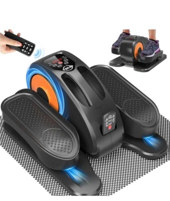 Under Desk Elliptical Machine Portable Pedal Ellipse Leg Exerciser LCD Display - Image 1 of 4