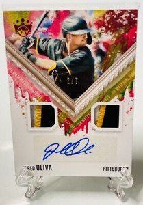 2021 Panini Diamond Kings Jared Oliva RC #DKMS-JO Dual Relic Autograph /7
