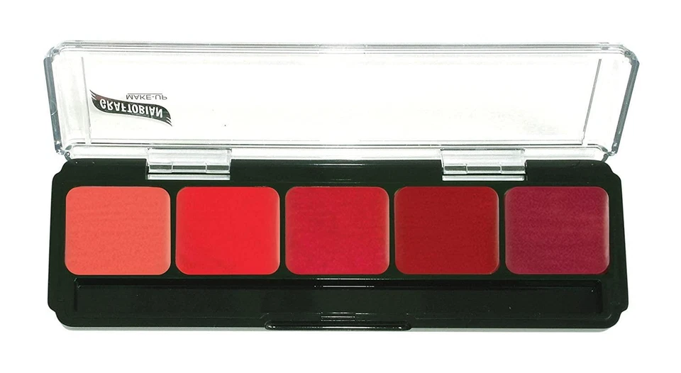 Graftobian HD Lip Palette - Red Lip Weddings Bridal Theatrical Professional - Image 1 of 4