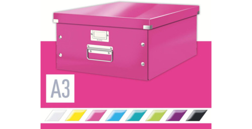 Leitz Click & Store WOW Organiser Box A3 & A5 Choose Your Size and Colour