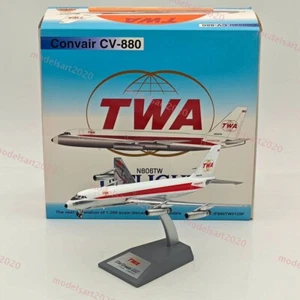 1:200 CONVAIR CV-880 TWA / N806TW WITH STAND / INFLIGHT 200 IF880TW0129P Diecast - Picture 1 of 10