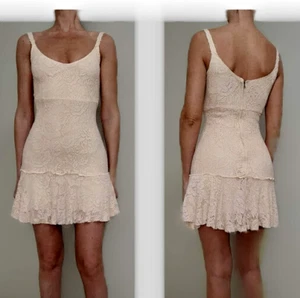 AUTH Dolce&Gabbana vintage powder-pink lace dress IT 38 - Picture 1 of 12