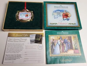 NUEVO EN CAJA CASA BLANCA Asociación Histórica Theodore Roosevelt 2011 NAVIDAD Ornamen - Imagen 1 de 3