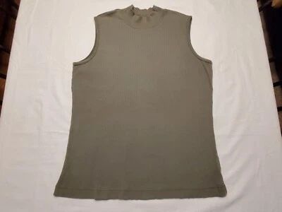 Camisa sin mangas vintage Columbia para mujer verde cuello falso pulóver camiseta sin mangas talla XL Foto 1 de 4