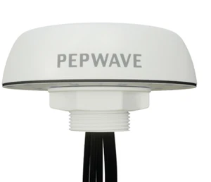 Peplink Mobility 40G Antenna a cupola 5 in 1 per LTE/GPS - Bianco - Connettori SMA - Foto 1 di 2