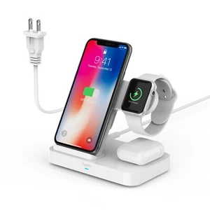 SooPii 4 in 1 Wireless Charging Station with Built-in QC 3.0 AC Adapter - Picture 1 of 8