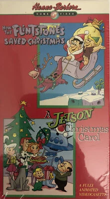 HOW THE FLINTSTONES SAVED CHRISTMAS/ A JETSON CHRISTMAS CAROL(VHS)RARE-SHIPS N24 - Image 1 of 4