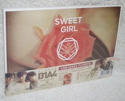 B1A4 Mini Album Vol. 6 Sweet Girl Taiwan Ltd CD+DVD (Flower Ver.) Foto 1 de 3