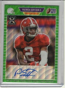 Juego Leaf Pro 2021 metal Patrick Surtain novato/RC automático #7/20 *Onda verde* - Imagen 1 de 1