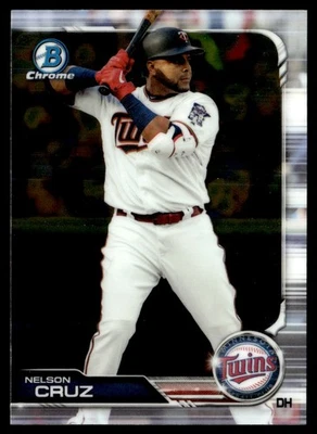 2019 Bowman Chrome Nelson Cruz Minnesota Twins #70 - Image 1 of 2