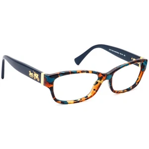 Coach Eyeglasses HC 6078 5337 Teal Confetti Tortoise Butterfly Frame 52[]16 135 - Bild 1 von 8