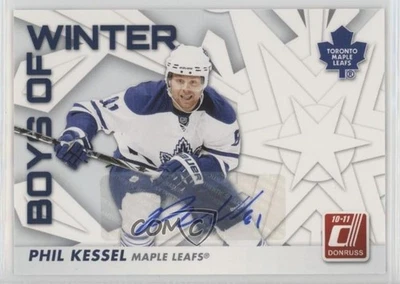 2010-11 Donruss Boys of Winter Auto /25 Phil Kessel #79 Auto - Image 1 of 2
