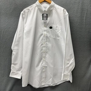 Camisa LL Bean Para Hombres 17.5 x 36 Blanca Abotonada Ajuste Tradicional Algodón Oxford NUEVA - Imagen 1 de 9