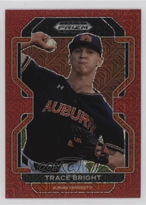 2022 Panini Prizm Draft Picks Red Mojo Prizm Trace Bright #PDP137 - Image 1 of 2