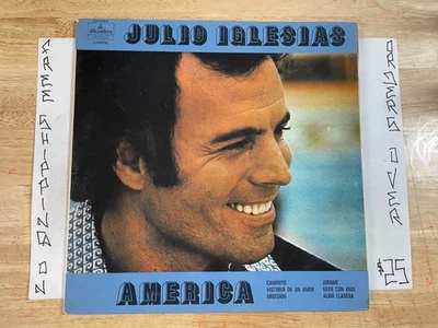 JULIO IGLESIAS AMERICA 1976 ARGENTINA PRESS LP - Image 1 of 4