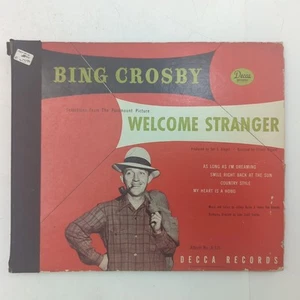 Bing Crosby Album of 2 Shellac Records 78rpm Welcome Stranger Decca A-531 - Picture 1 of 17