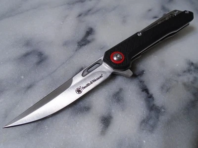 Cuchillo de bolsillo táctico Smith & Wesson 24/7 carpeta de aletas de torsión HCSS 1227070 Foto 1 de 4