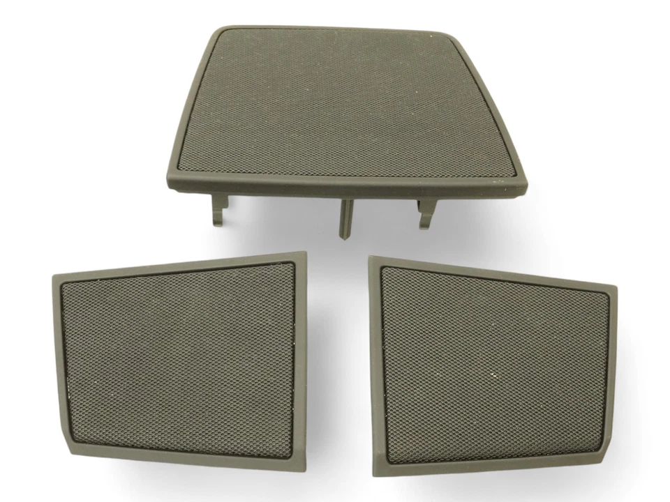 2014 - 2017 MASERATI GHIBLI S M157 SPEAKER GRILLE COVER DASHBOARD PANEL SET OF 3 Foto 1 de 4