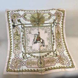 Hermes Silk scarf knight design 90cm m1_1110 - Picture 1 of 8