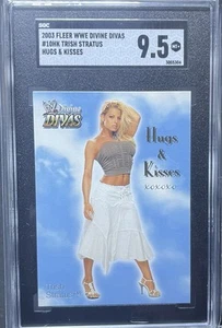 2003 Fleer WWE Divine Divas - Hugs & Kisses Trish Stratus SGC 9.5 - Picture 1 of 2