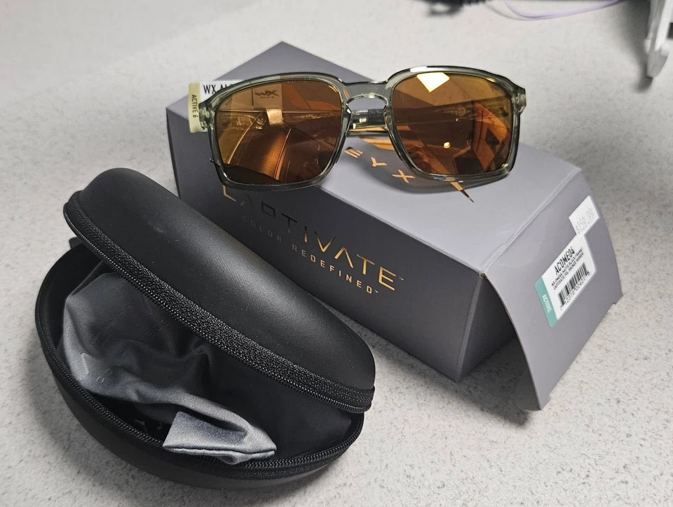 Lente espejo Wiley X ALFA cristal brillante claro marco oliva/cautivate Pol bronce Foto 1 de 1