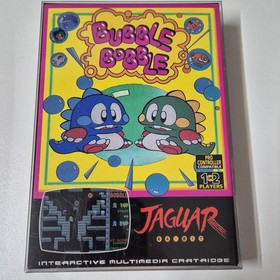 Bubble Bobble - Original Atari Jaguar Console Clear Game Protective Case