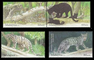*FREE SHIP Endangered Big Cats Malaysia 2013 Tiger Leopard Wildlife (stamp) MNH - Picture 1 of 5