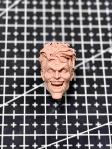 DIY 1:12 Clown Joker Smile Head Sculpt Model For 6" Male Action Figure Body Toy - Picture 1 of 4