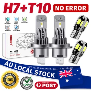 2X H7 LED Headlight Globes Kit Bulb CANBUS For Volkswagen Touareg 2003-2015 AU - Picture 1 of 19