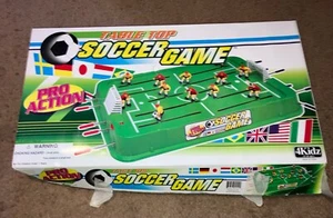 1995 Vintage Pro Action Tischfußball Spiel offene Box Heim Spaß Futbol Sport - Bild 1 von 8