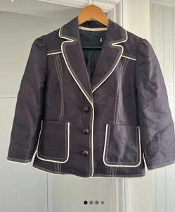 Jesires linen Jacket size 8 - Picture 1 of 3