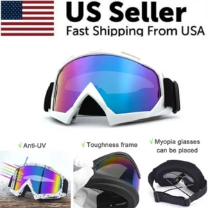 Motocross Goggles Racing Off-Road Dirt Bike ATV UTV BMX MX XC Motorcycle Eyewear - Picture 1 of 33