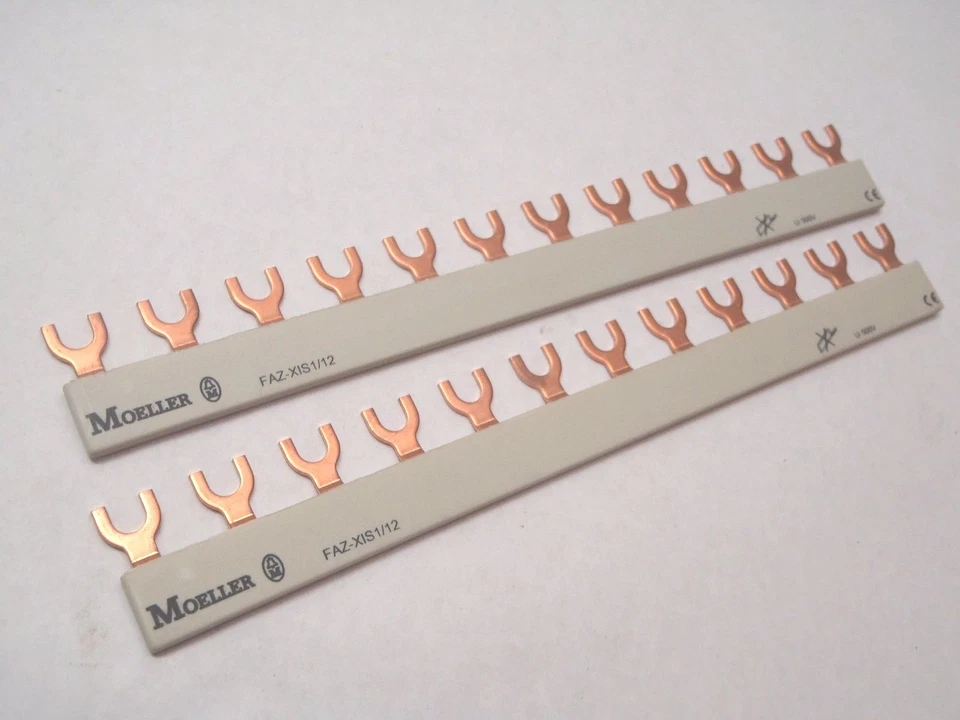 LOTE DE 2 BARRAS DE BUS MOELLER FAZ-XIS 1/12 Foto 1 de 1