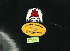 2 NICE LETOURNEAU EQUIPMENT COAL MINING STICKERS # 2005 - Picture 1 of 1