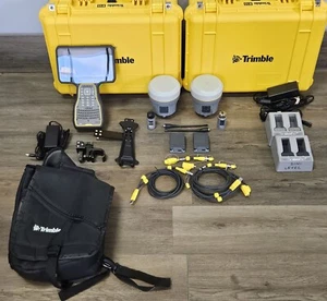 Trimble R10 Dual GPS GNSS Beidou Galileo RTK Base & Rover Setup w/ TSC7 Access - Picture 1 of 6