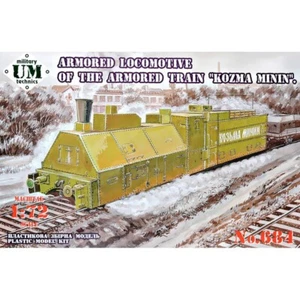 UMT 684 Plastik Modellbausatz 1:72 Panzerlok des Panzerzuges "Kozma Minin" - Bild 1 von 24