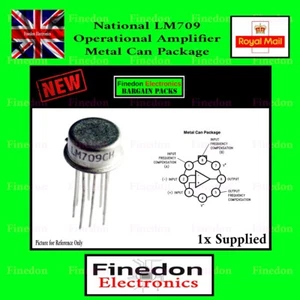 National LM709 LM709CN Operational Amplifier Metal Can UK Seller - Picture 1 of 1