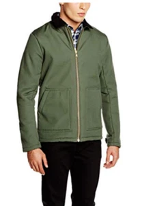 Revolution (RVLT) Herren Polar Fleece gefütterte Jacke Army Green Gr. M - Bild 1 von 7