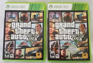 Grand Theft Auto V GTA 5 Five Xbox 360 Juego y Estuche Solo VER TODAS LAS FOTOS - Imagen 1 de 14
