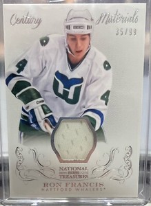 RON FRANCIS 2013-14 Panini National Treasures Century Materials Jersey 35/99