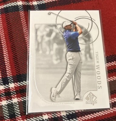 Tiger Woods 2021 Upper Deck SP Authentic Golf #01-TW - Image 1 of 2