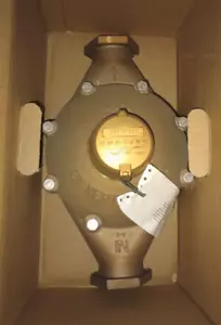 CONTATORE ACQUA NETTUNO 2" T-10 OTTONE NUOVO CON SCATOLA - Foto 1 di 7