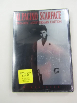 Scarface 2 Disc Anniversary Edition DVD Sealed Al Pacino Widescreen Deleted New Foto 1 de 4