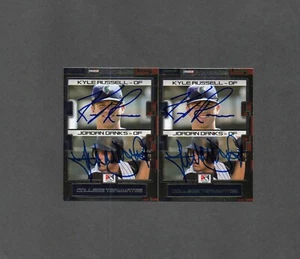 Kyle Russell Jordan Danks Dual Signed 2008 Tristar Prospect Plus #127 RC QTY - Picture 1 of 1