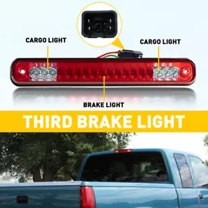 For 1988-1998 Chevy GMC C/K1500 2500 3500 LED Third 3rd Brake Cargo Light Lamp - Picture 1 of 11