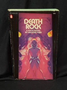 Maxene Fabe DEATH ROCK a rock novel Popular Library 1972 HTF! - Picture 1 of 7