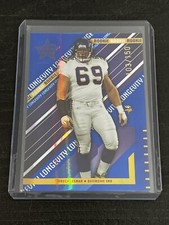 BROCK LESNAR VIKINGS WWE 2004 LEAF ROOKIES STARS LONGEVITY SAPPHIRE #/150