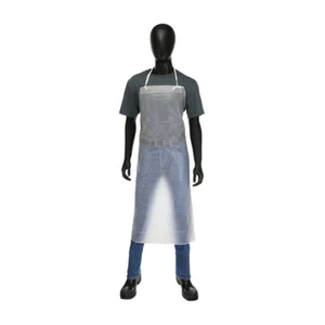 Lot of 11 Pip Industries UPC-45 8 Mil Sewn Edge Vinyl Apron Clear, 35" X 45" U19 - Picture 1 of 1