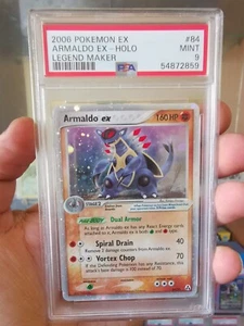 Pokemon Card 2006 PSA 9 ARMALDO EX Ultra Rare Holo 84/92 EX Legend Maker MINT - Picture 1 of 10